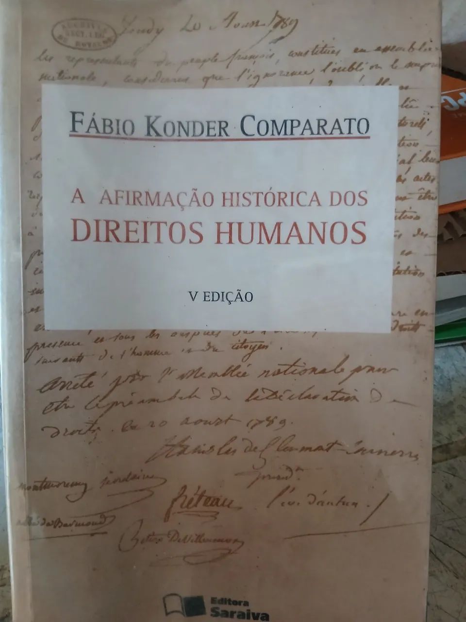Afirmação histórica dos direitos humanos 