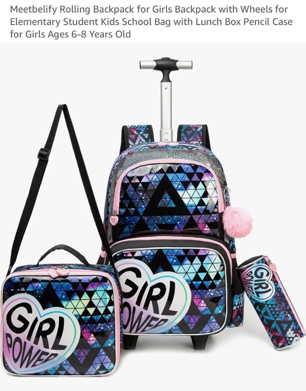 Mochilas infantis com rodinhas - 200 reais cada uma