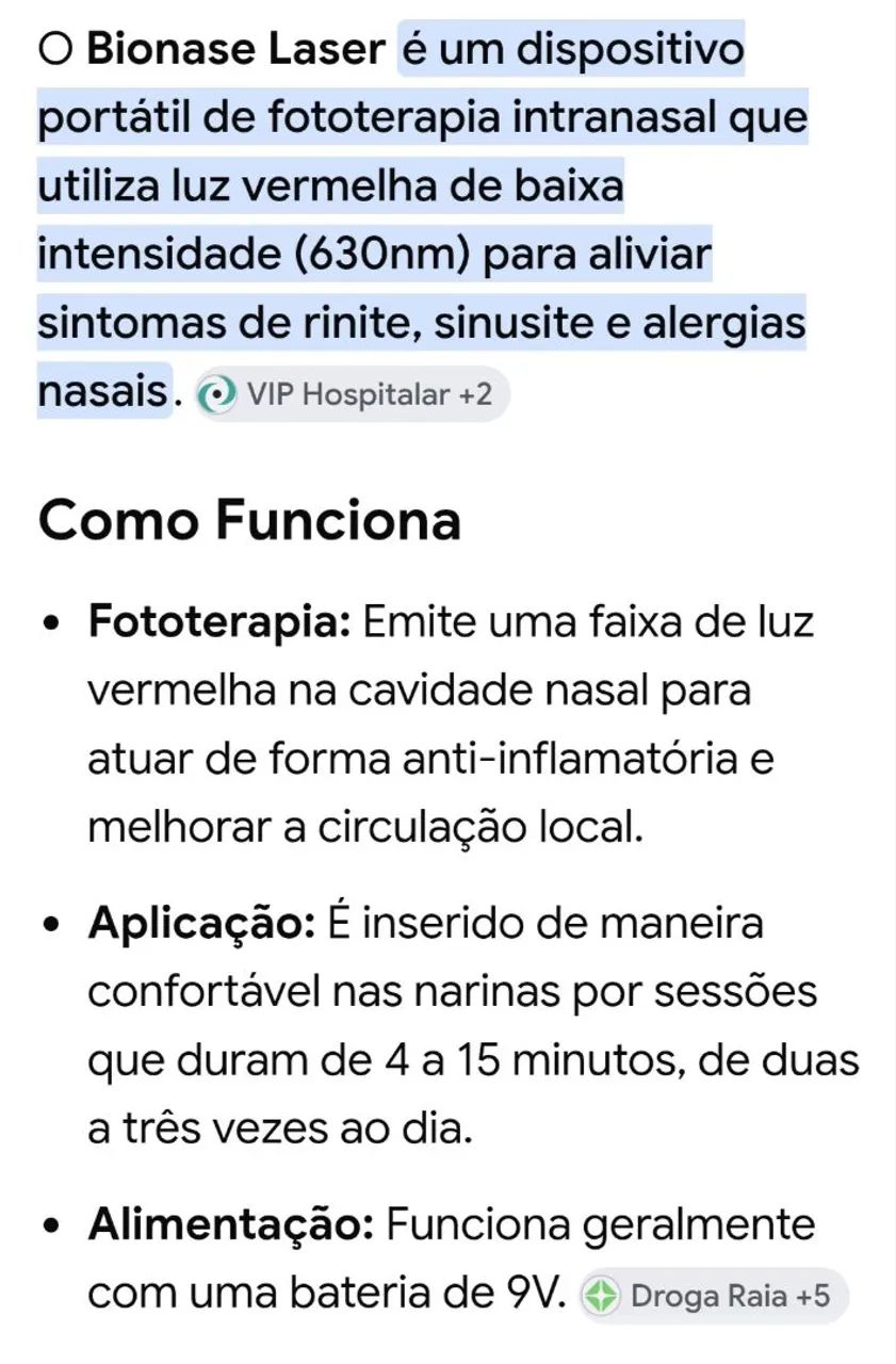 Aparelho para rinite e sinusite  - Foto 4