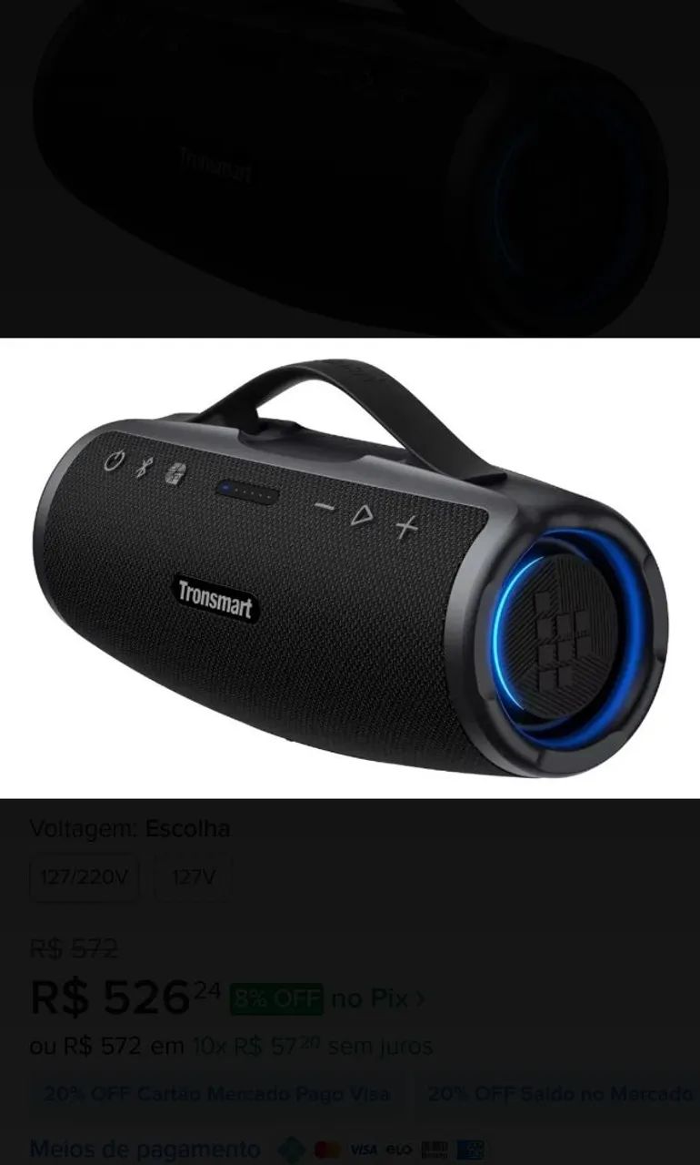 Caixa bluetooth Tronsmart Mirtune S100