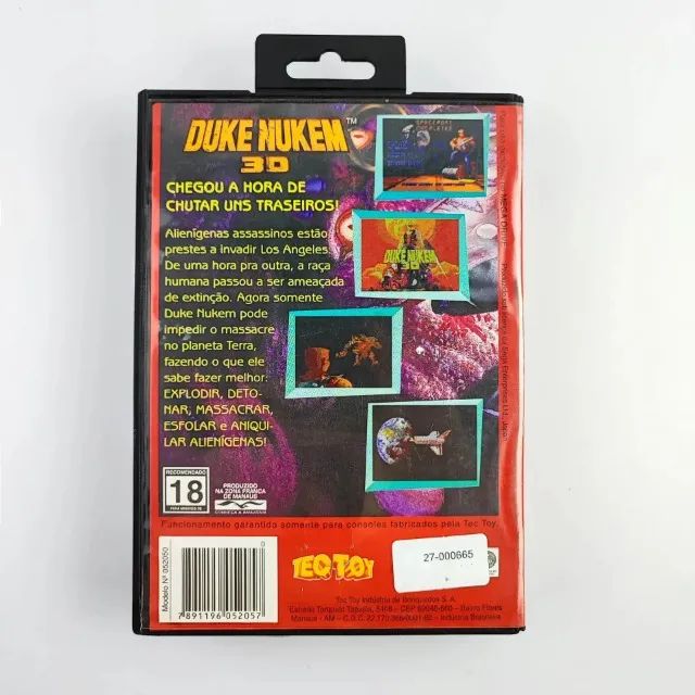Duke Nuken 3d (Original) - Peças e Acessórios de Vídeo Game