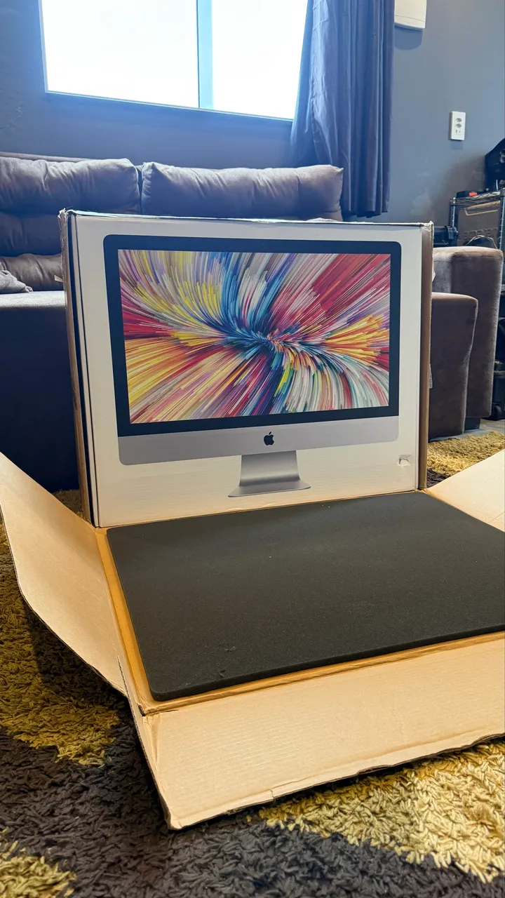 Apple iMac 27 5k 2020 Core I5 256gb Ssd 72gb Ram Com Caixas