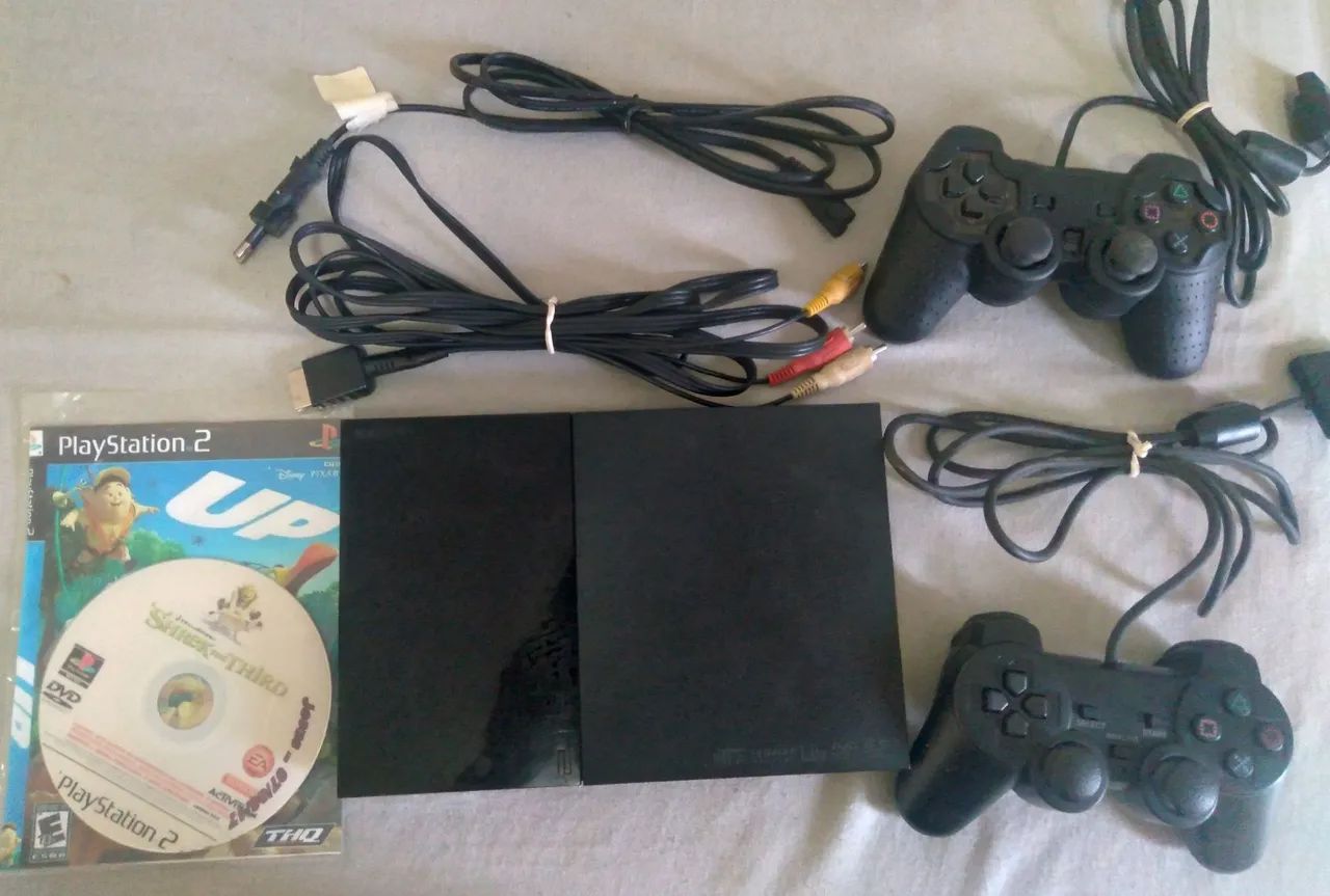 Playstation 2 completo com jogos 