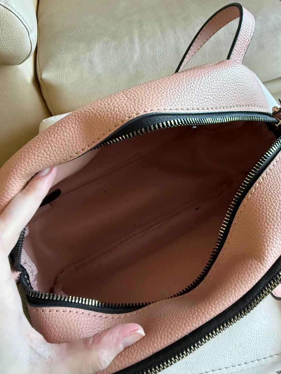 Bolsa Arezzo cor Nude Rosado - Foto 3