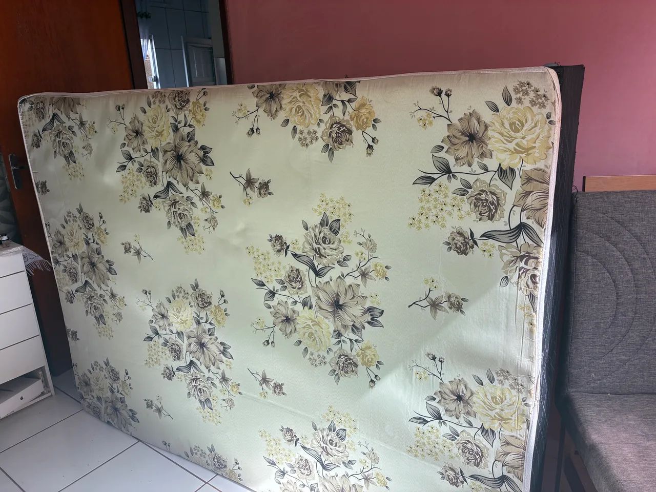 Cama box de casal com colchão  - Foto 2
