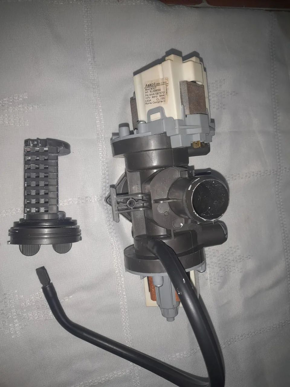 Conjunto de eletrobomba de lavadora LG