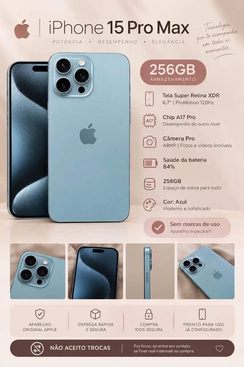 iPhone 15 pro max 256gb 