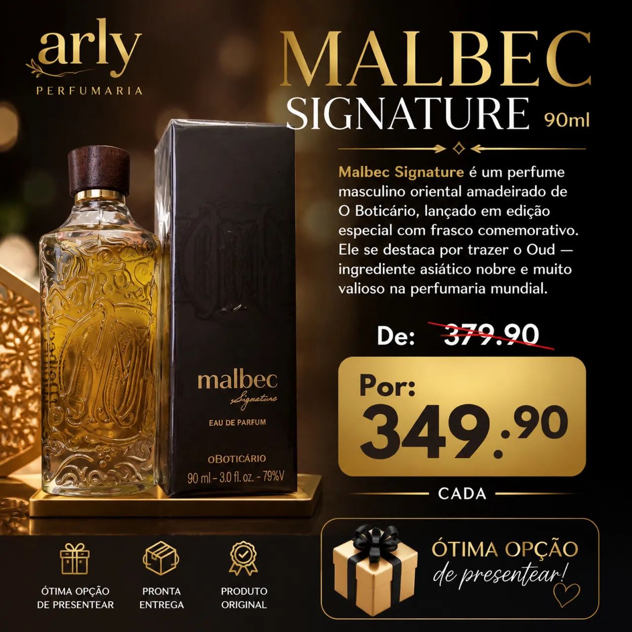 Perfume Malbec SIGNATURE 90ml