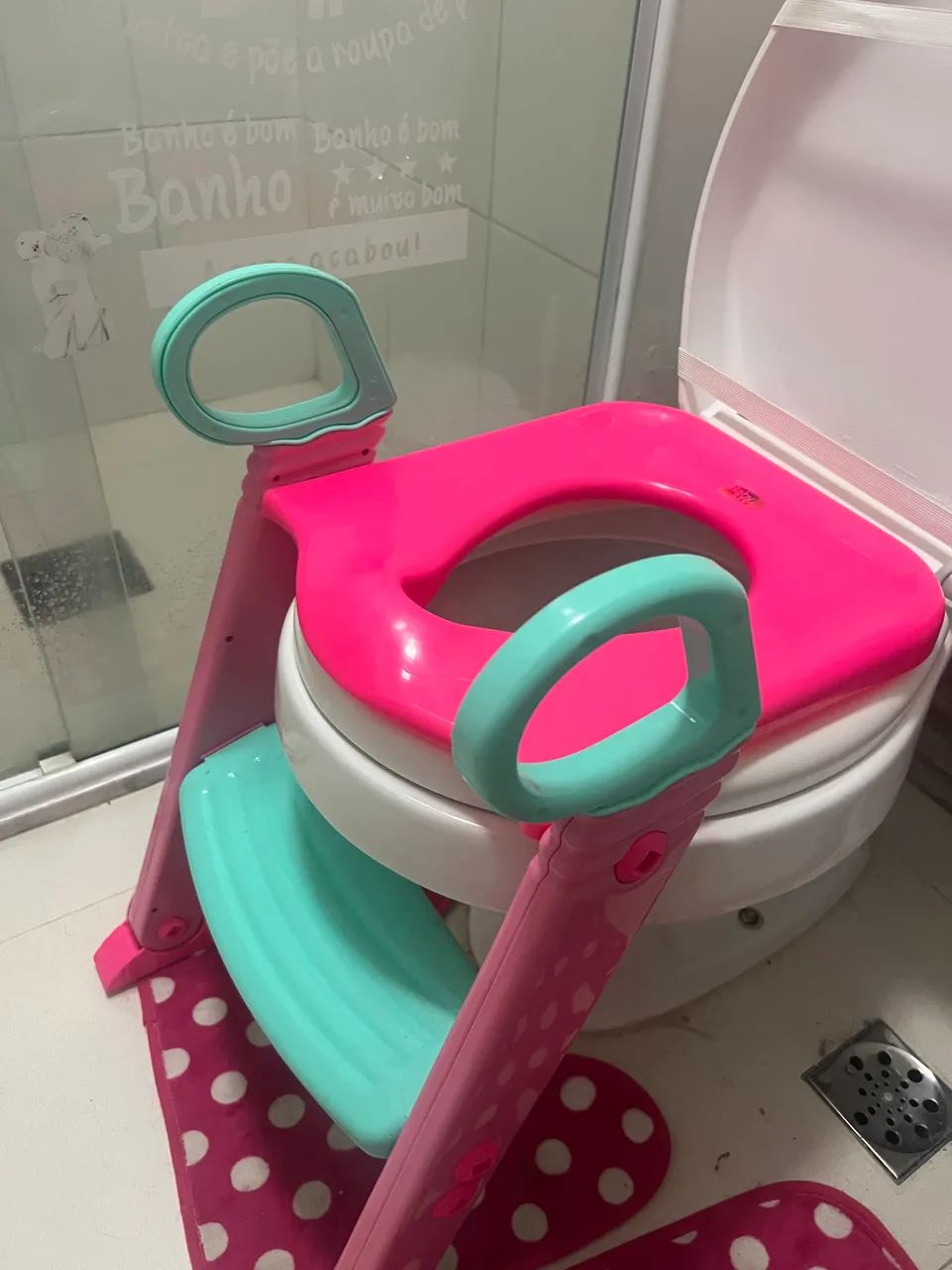 Cadeirinha Assento Sanitário Infantil - Menina - Foto 4