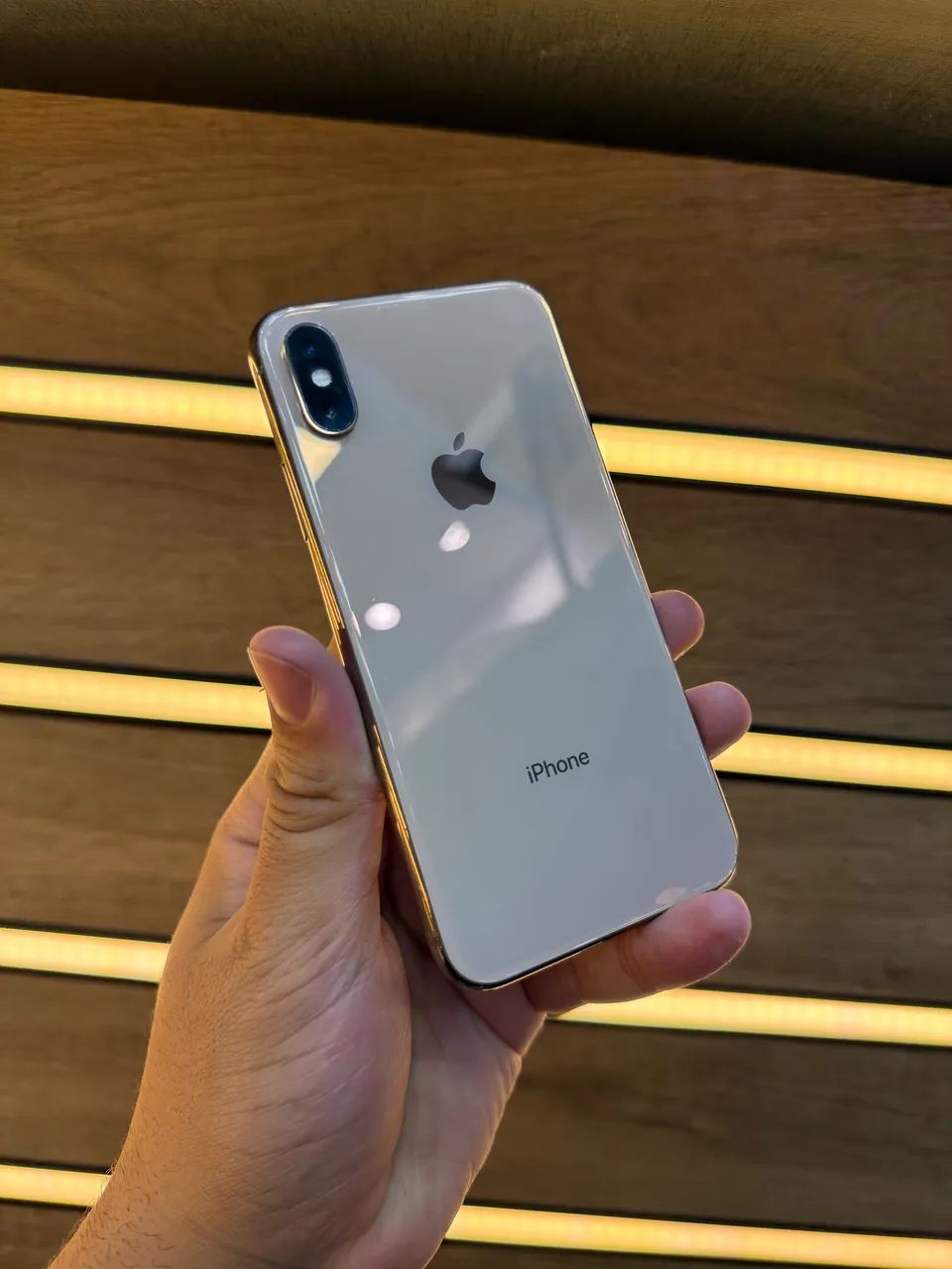 Apple iPhone Xs ゴールド 64GB iPhone XS 64GB Gold Apple Camera dupla Usado estado excelente