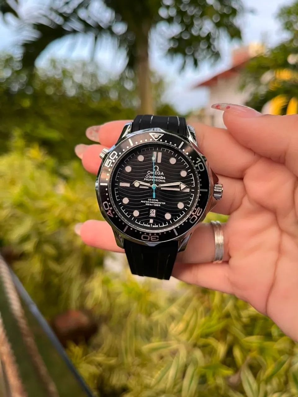 ÔMEGA SEAMASTER FUNDO DE VIDRO - Foto 4