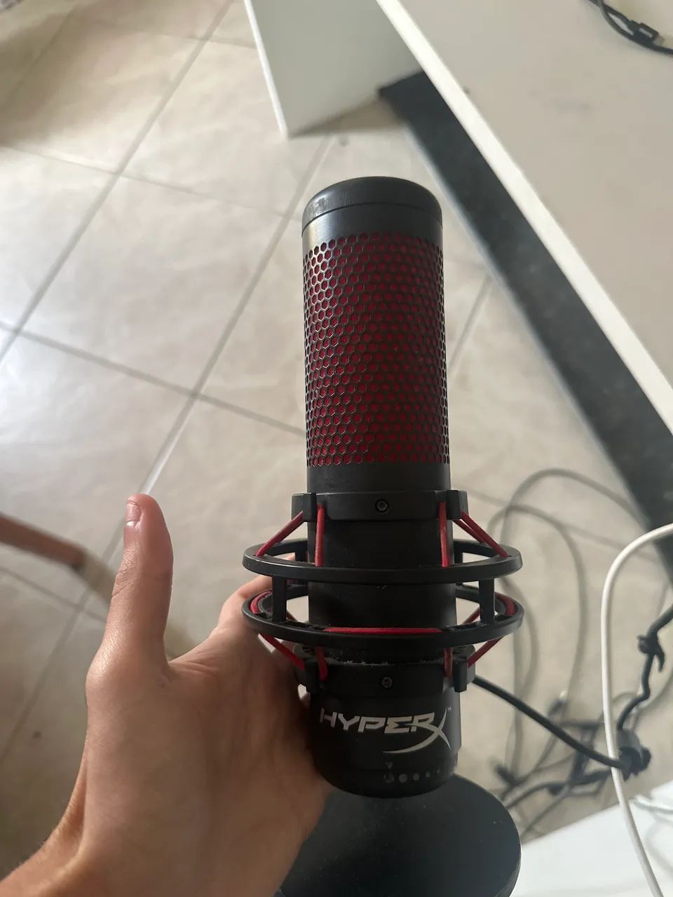 microfone e fone hyperx - Foto 3