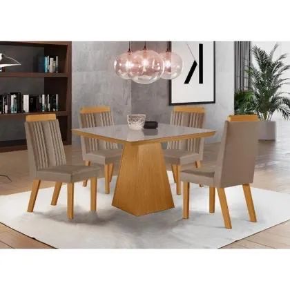 MESA PRADA 4 CADEIRAS NOVA