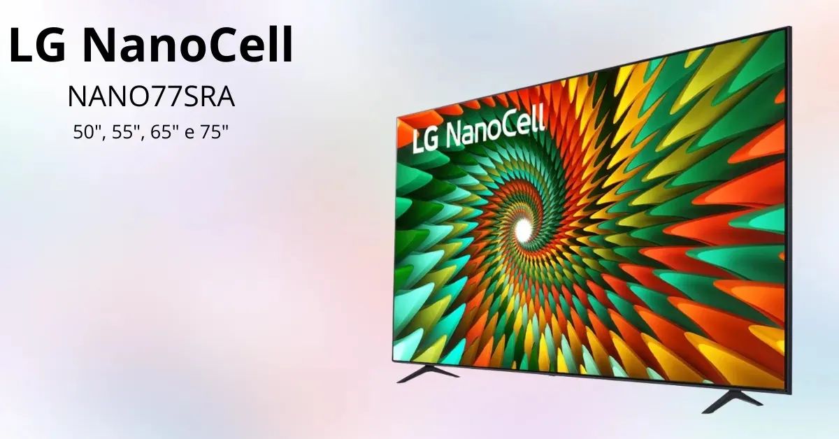 TV LG 55 polegadas NanoCell 4K - para conserto/retirada de peças