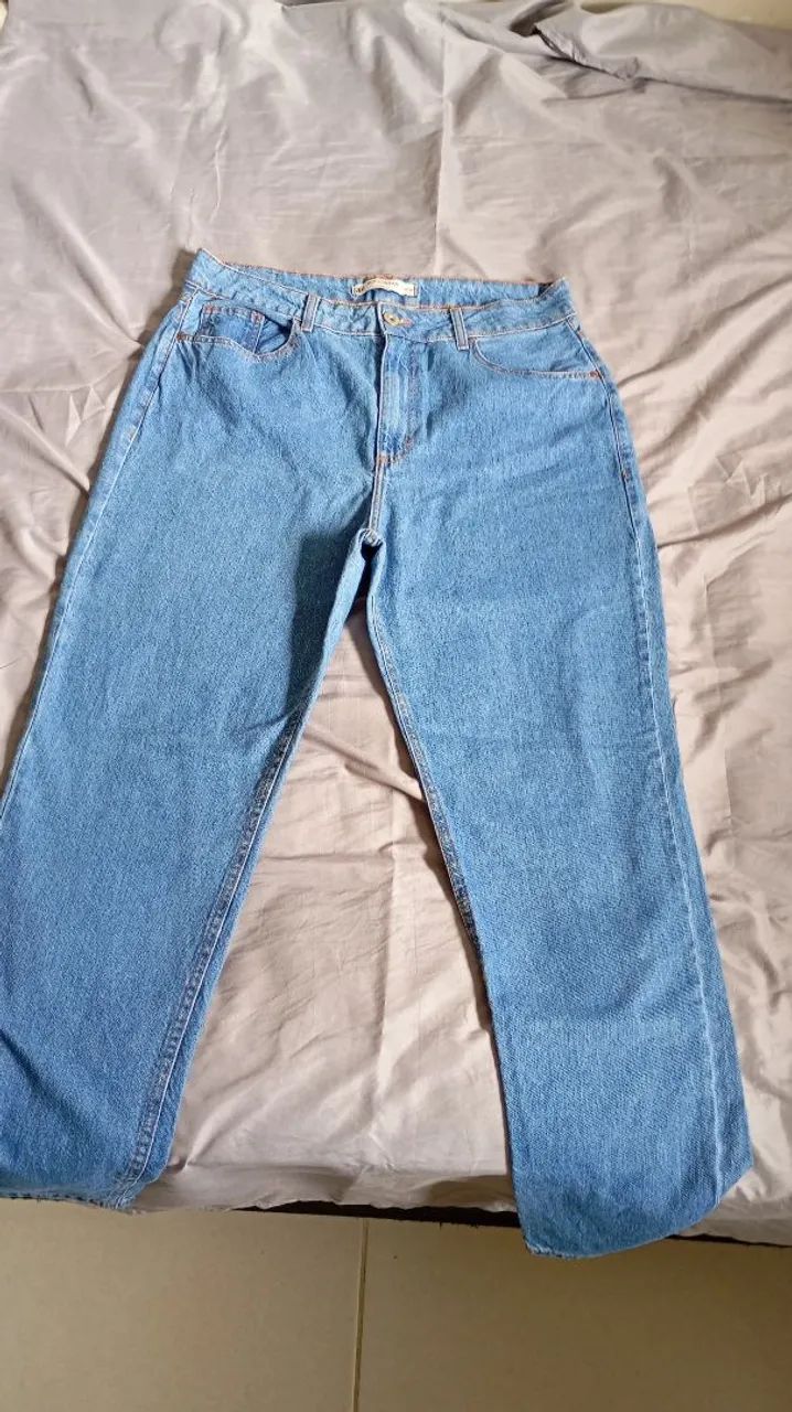 Calça jeans mom C&A