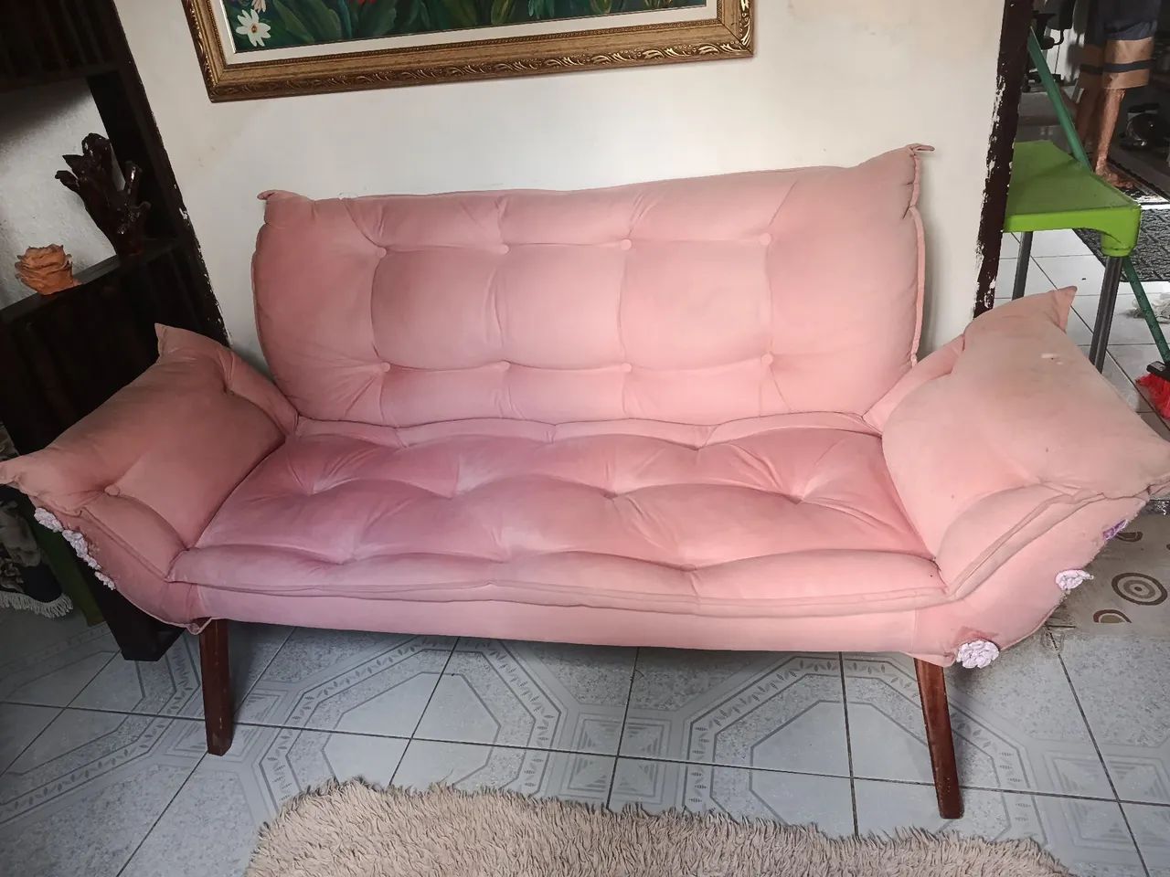  sofa namoradeira + 2  poltronas