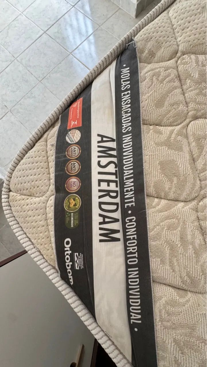 Cama Ortobom Queen de molas ensacadas  - Foto 4