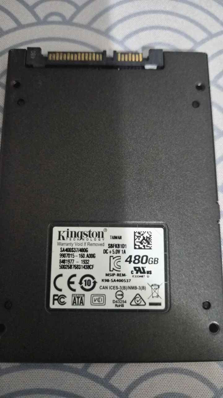 Ssd Kingston 480 GB - Foto 2