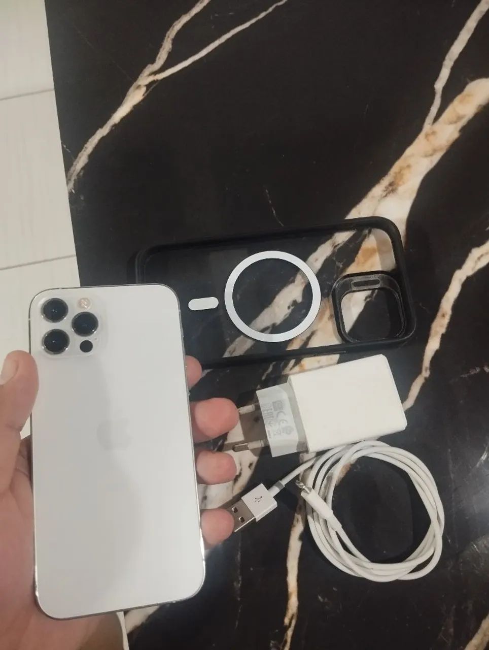 IPHONE 12 PRO BRANCO ZERADO