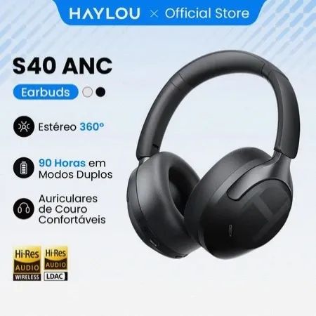 Fone Bluetooth Haylou S40 com Cancelamento de Ruído