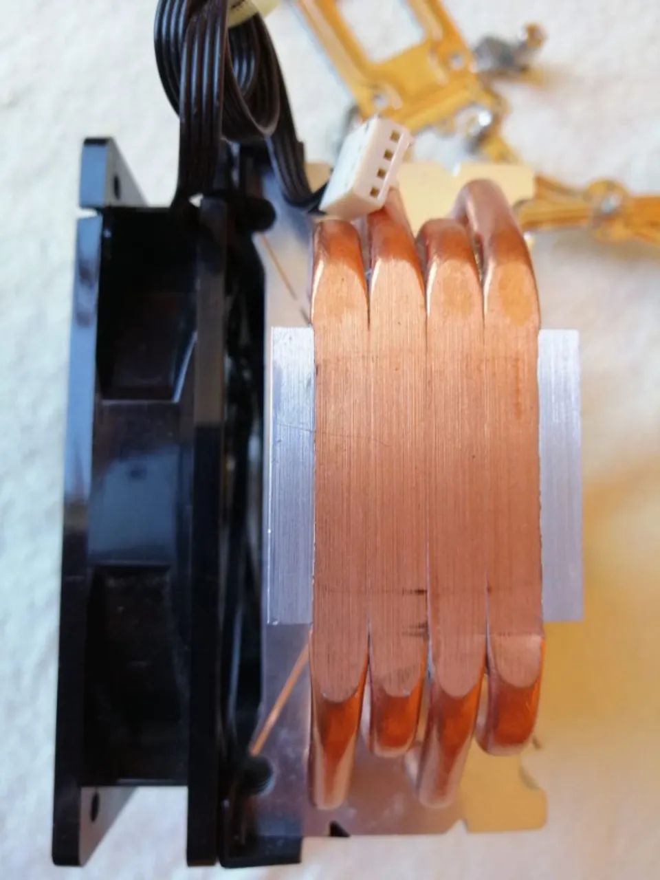COOLER para processador, marca COOLER MASTER, com ventoinha de 12 cm, funciona perfeito - Foto 5