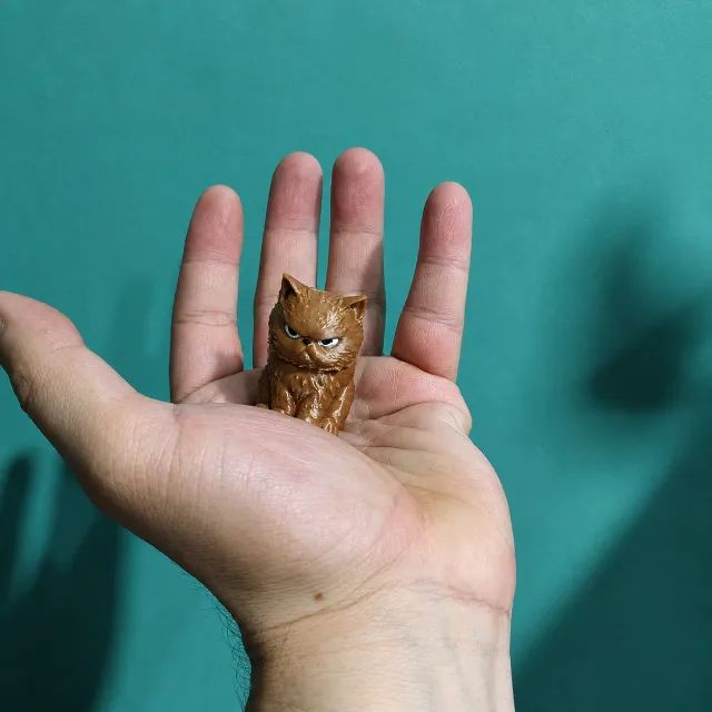 Chaveiro Colecionável Gato na Mochila Impresso em 3D - Foto 2