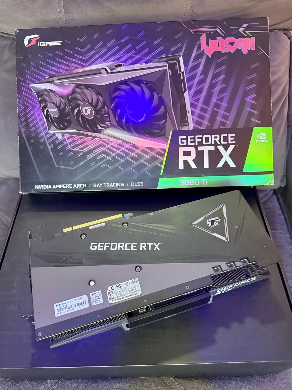 RTX 3080 TI IGAME VULKAN LCD 12GB  - Foto 2