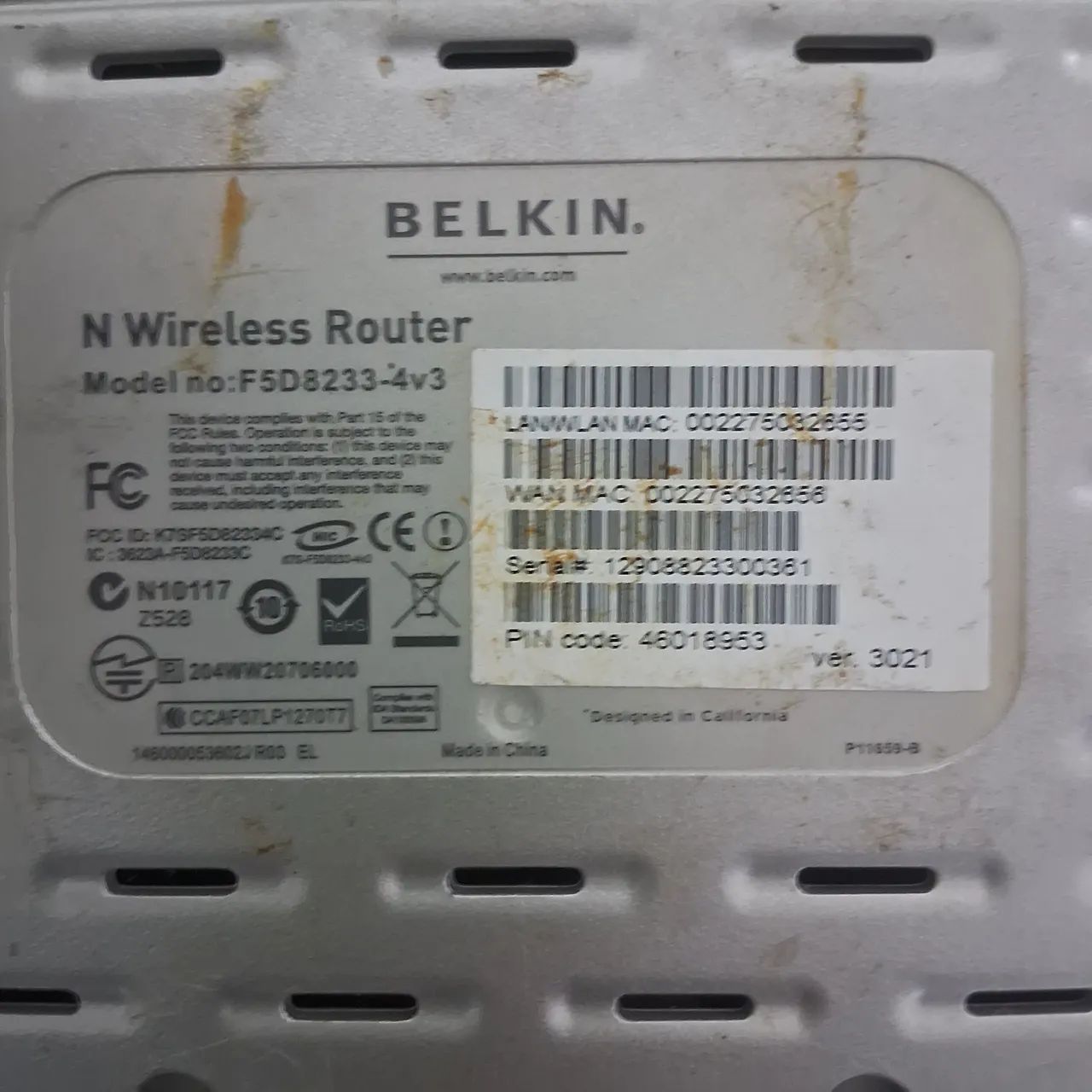 Roteador Belkin N 300Mbps 110V - Foto 4