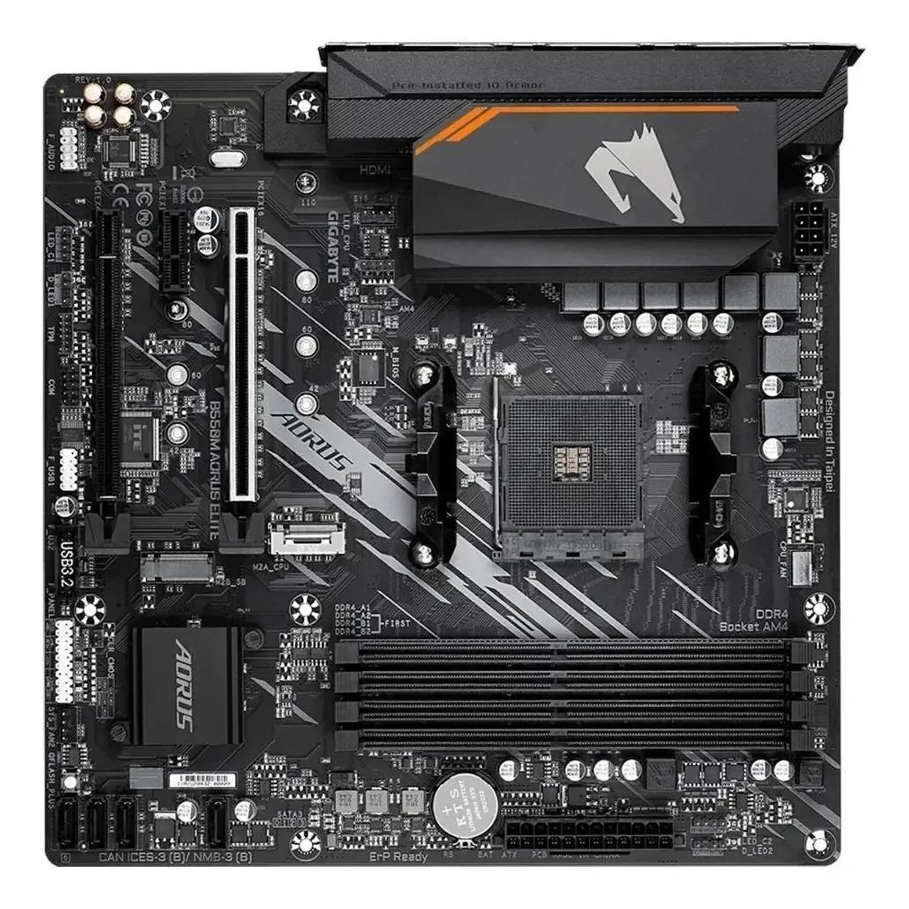 Placa Mae Gigabyte B550m Aorus Elite - Foto 2