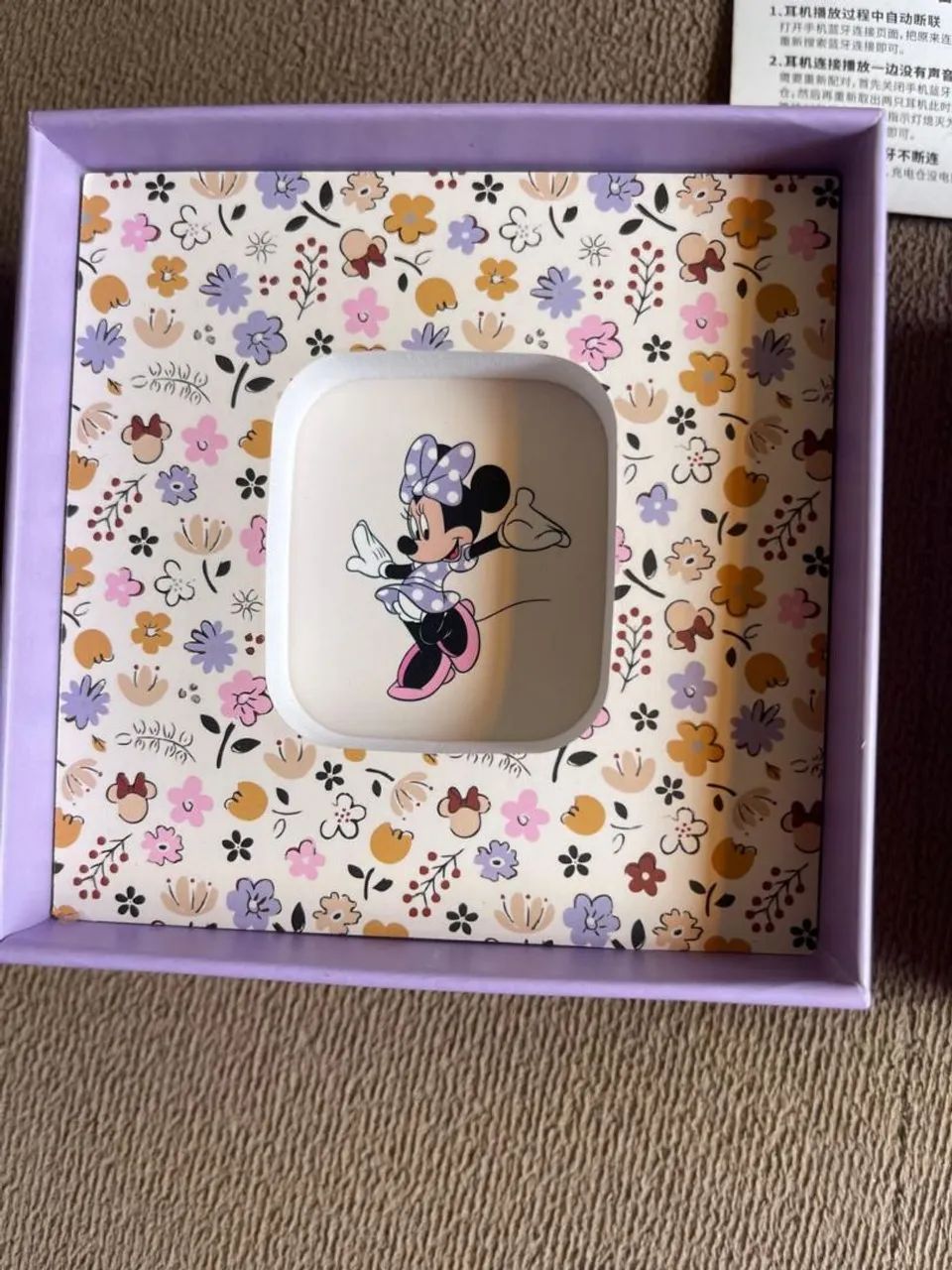 Fone bluetooth wireless Minnie Q7 Disney Shangai China - Fones de