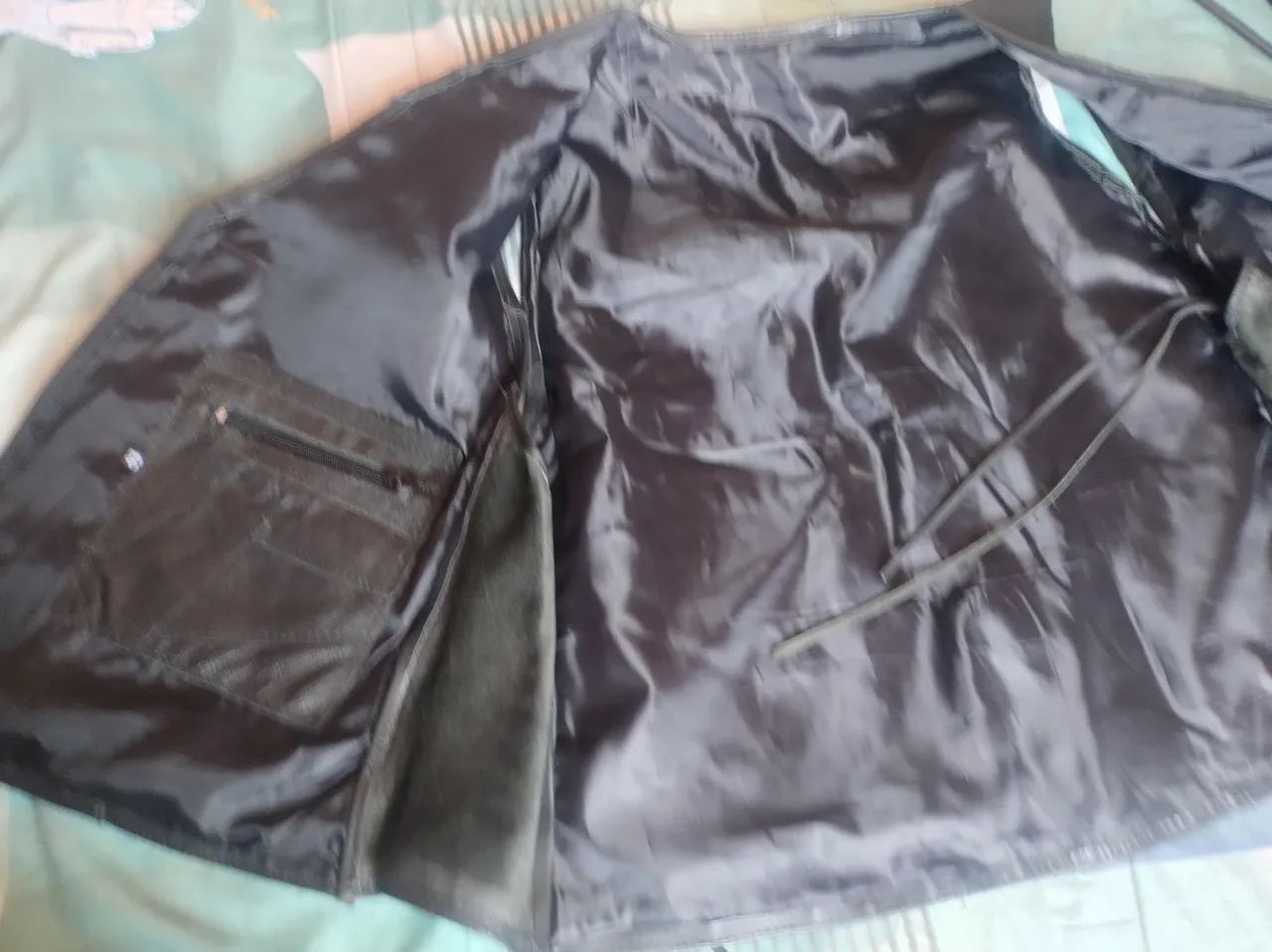 Colete de couro preto  - Foto 3