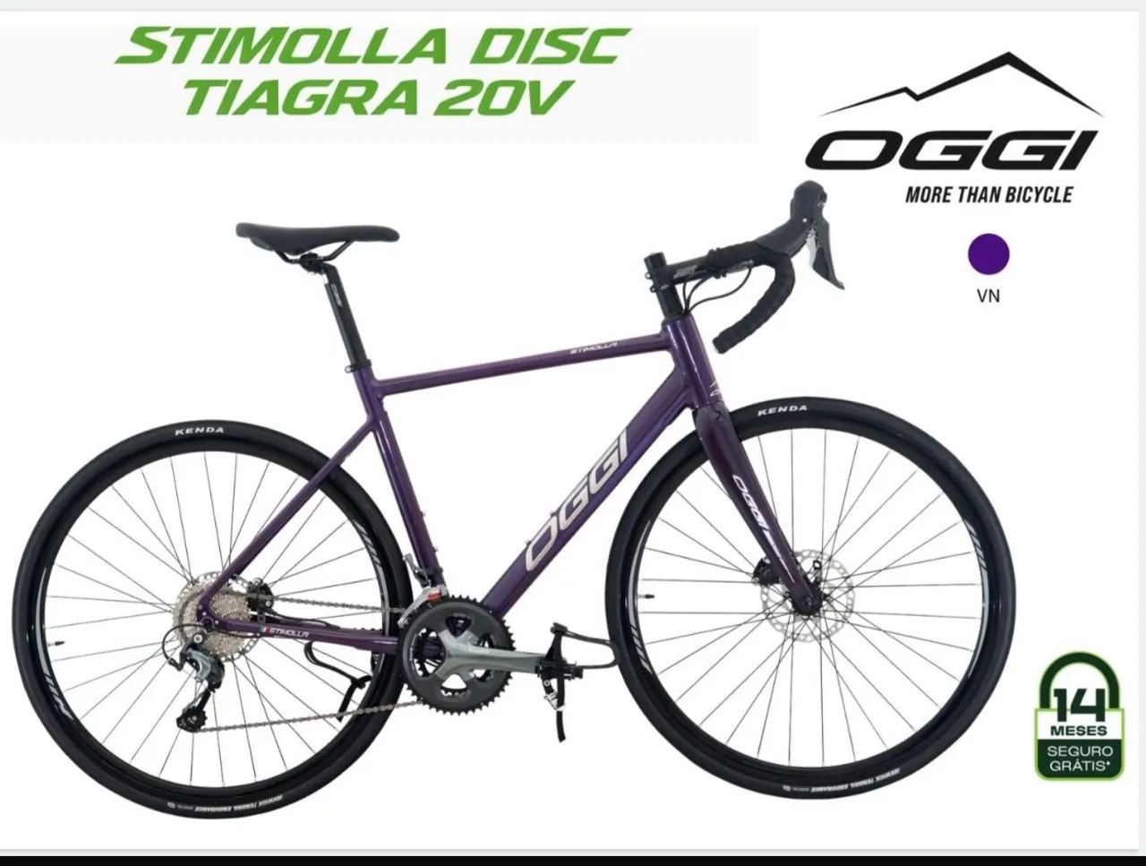Oggi Stimolla Disc Tiagra 20V - praticamente zero + capacete e óculos - Foto 2