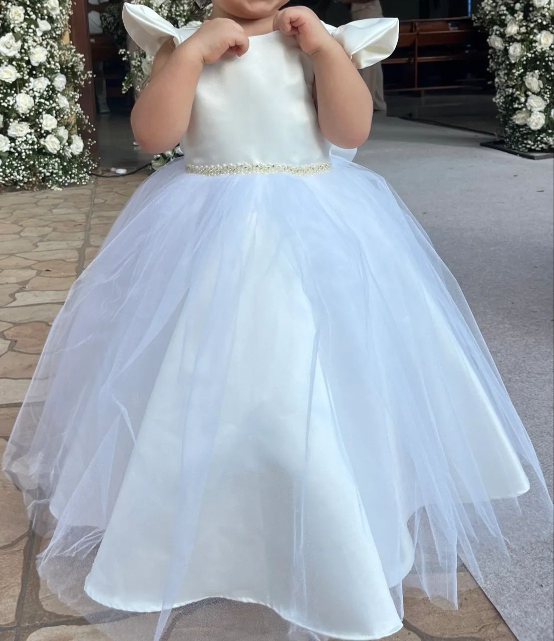 Vestido social infantil 
