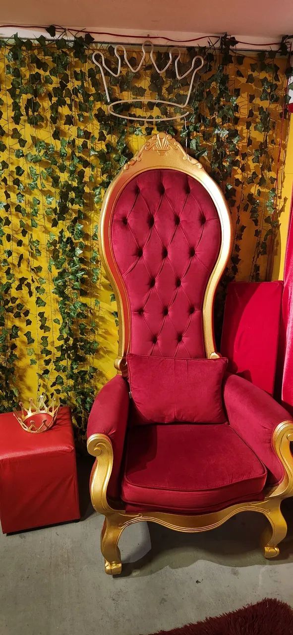 Trono cadeira decorativa