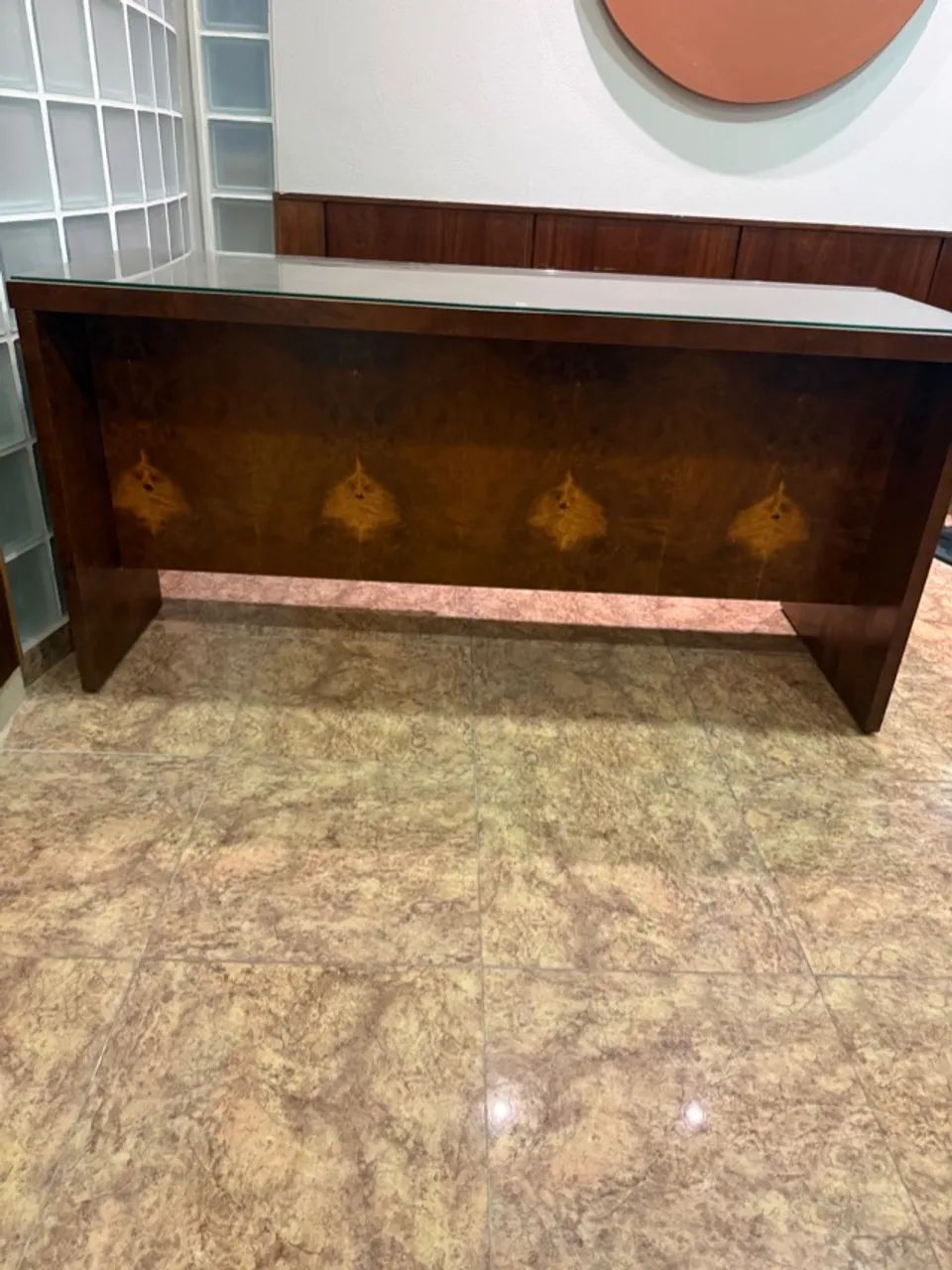 Mesa de escritório em madeira - Foto 5