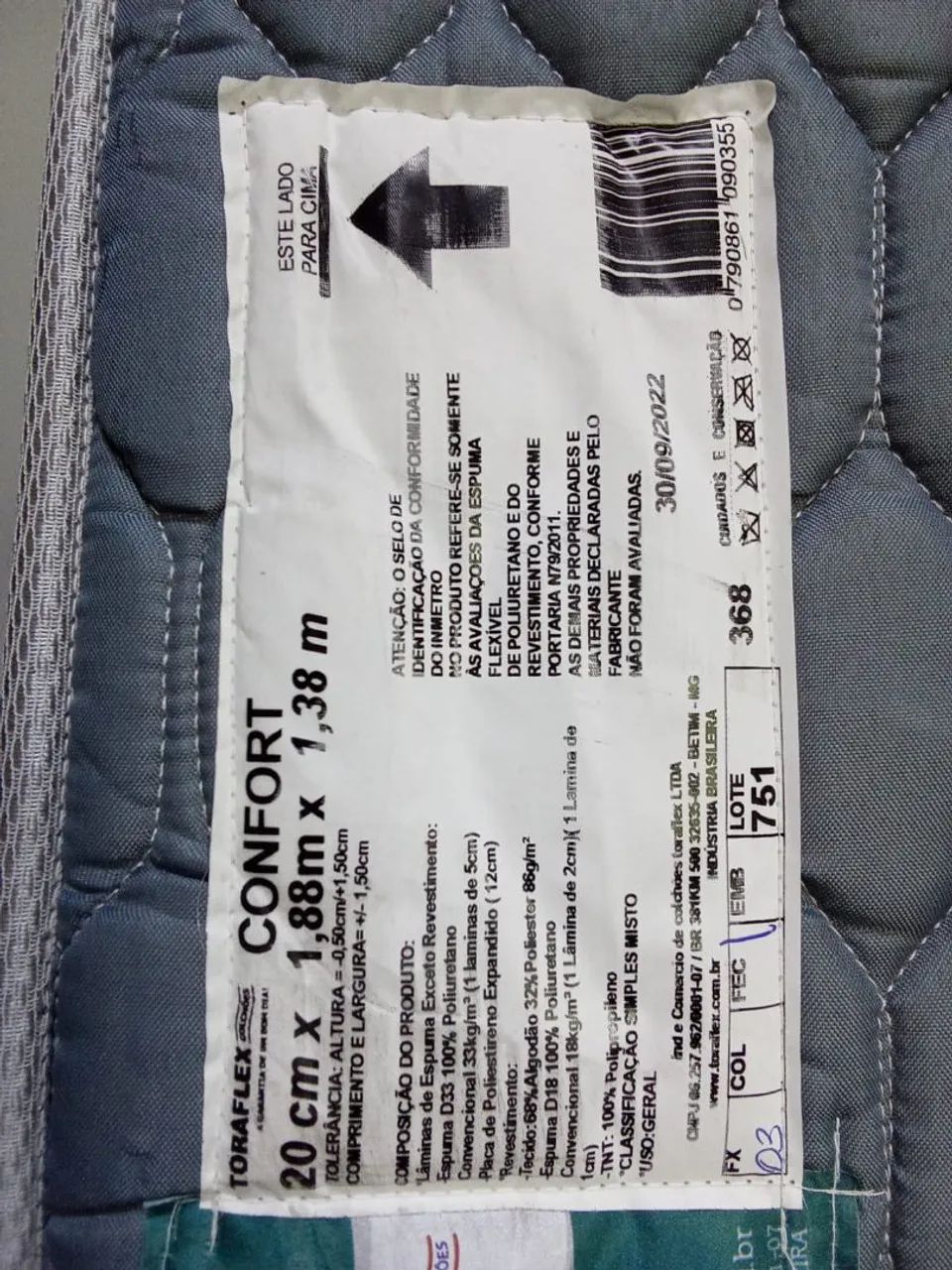 COLCHAO DE CASAL ORTOPED  TORAFLEX - Foto 4