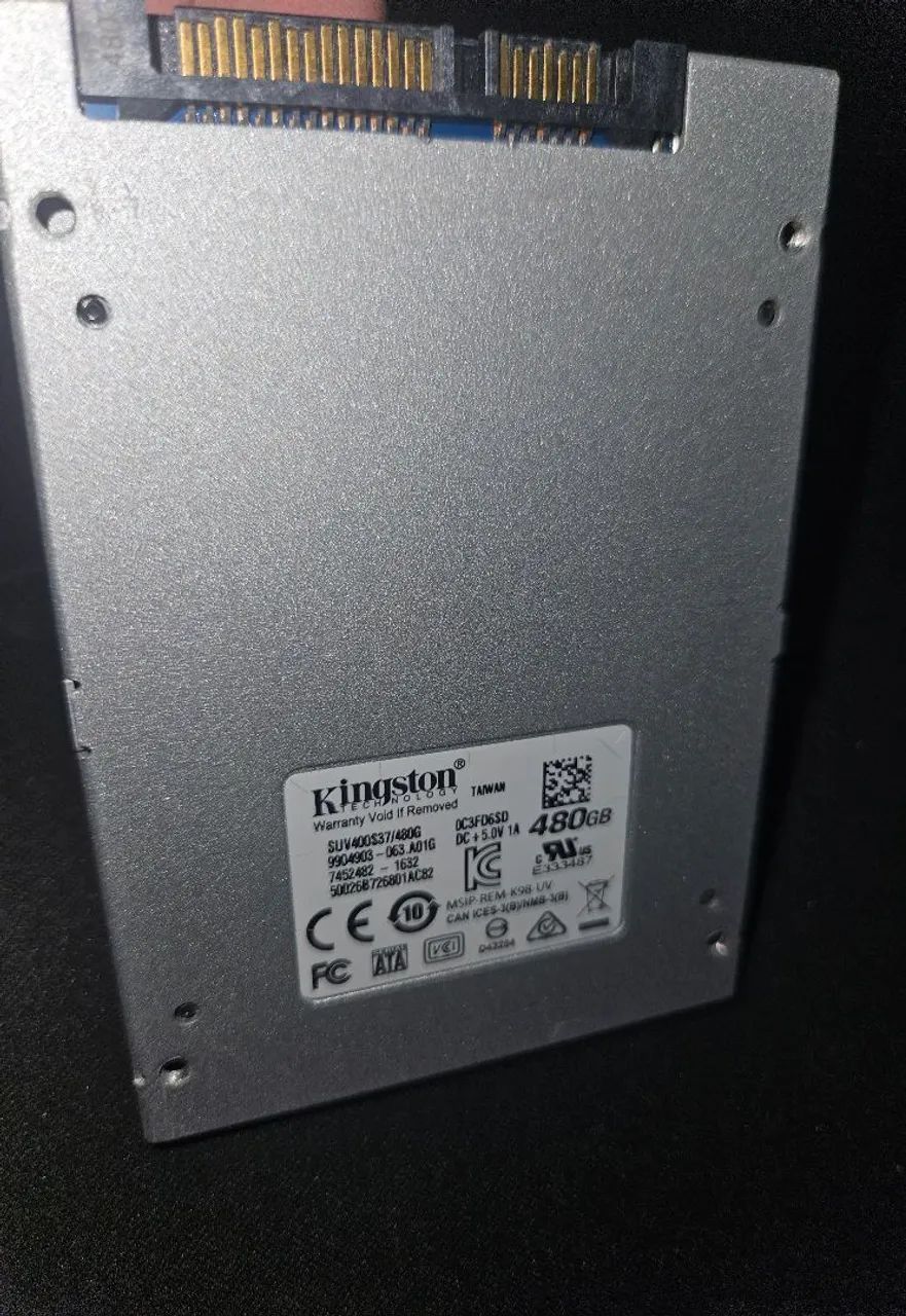 SSD Kingston UV400 480GB SATA ? 90% de saúde - Foto 3