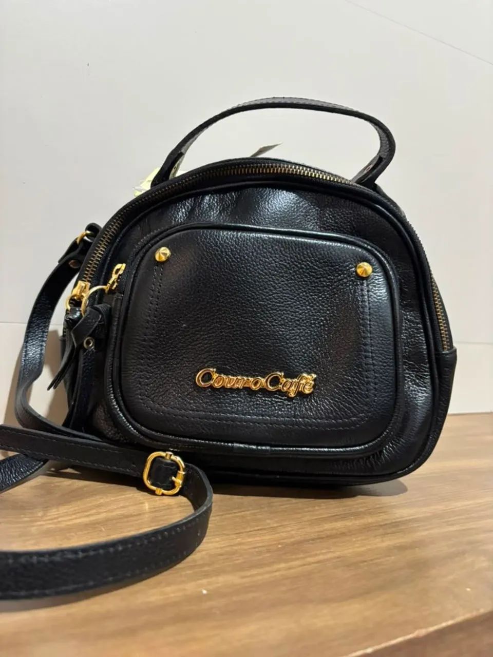 Bolsa couro café 