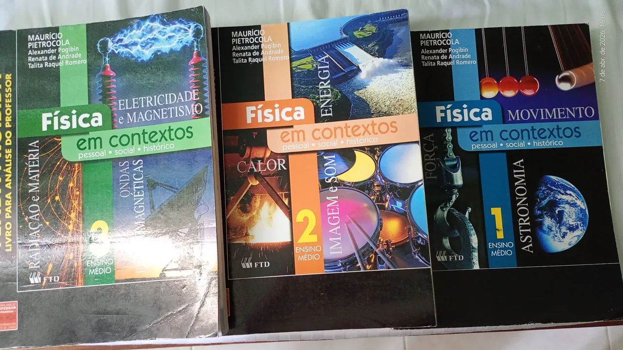Física Em Contextos 1, 2 E 3 Com Manual Do Professor