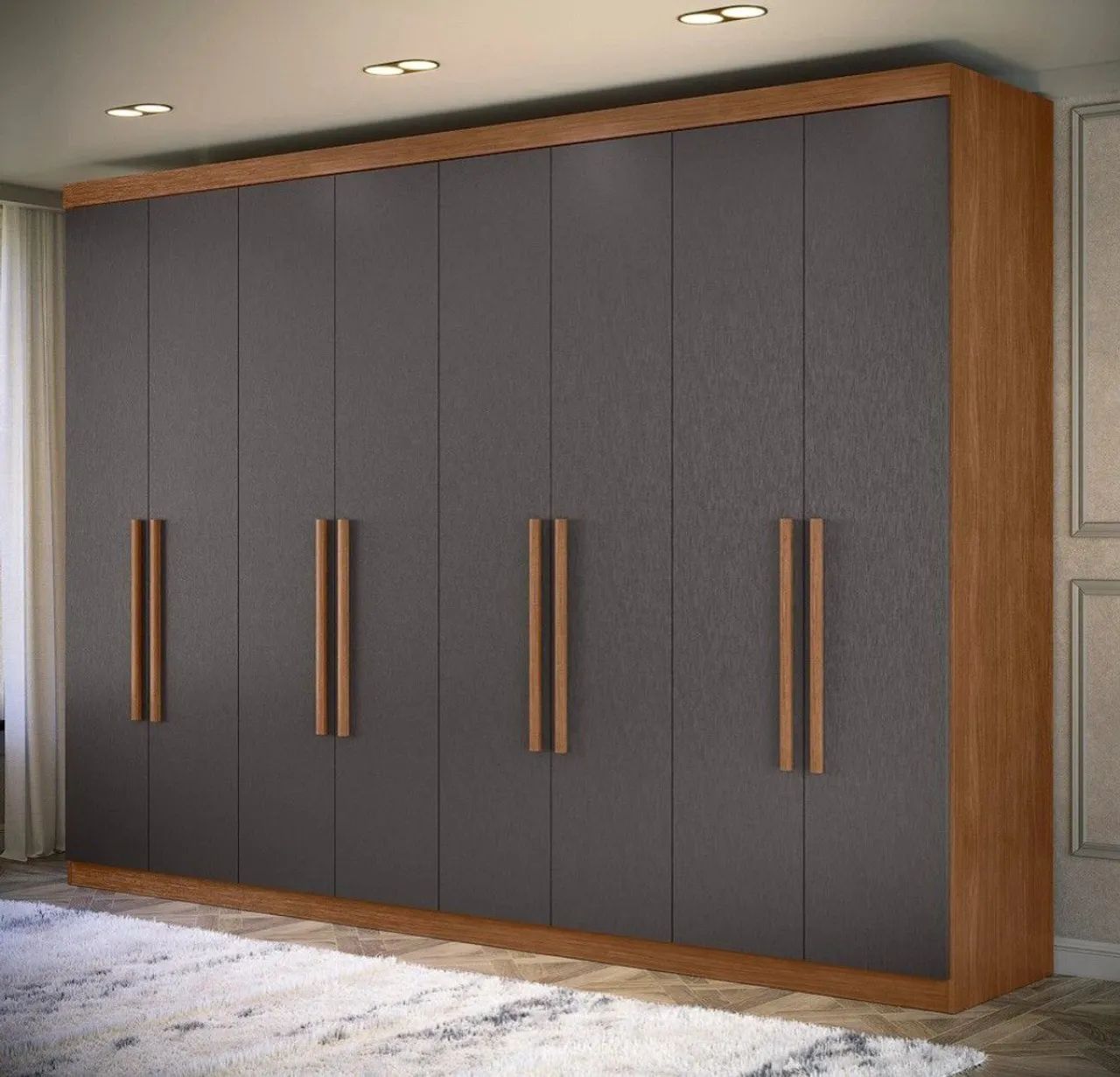 Guarda roupa de 8 portas 
