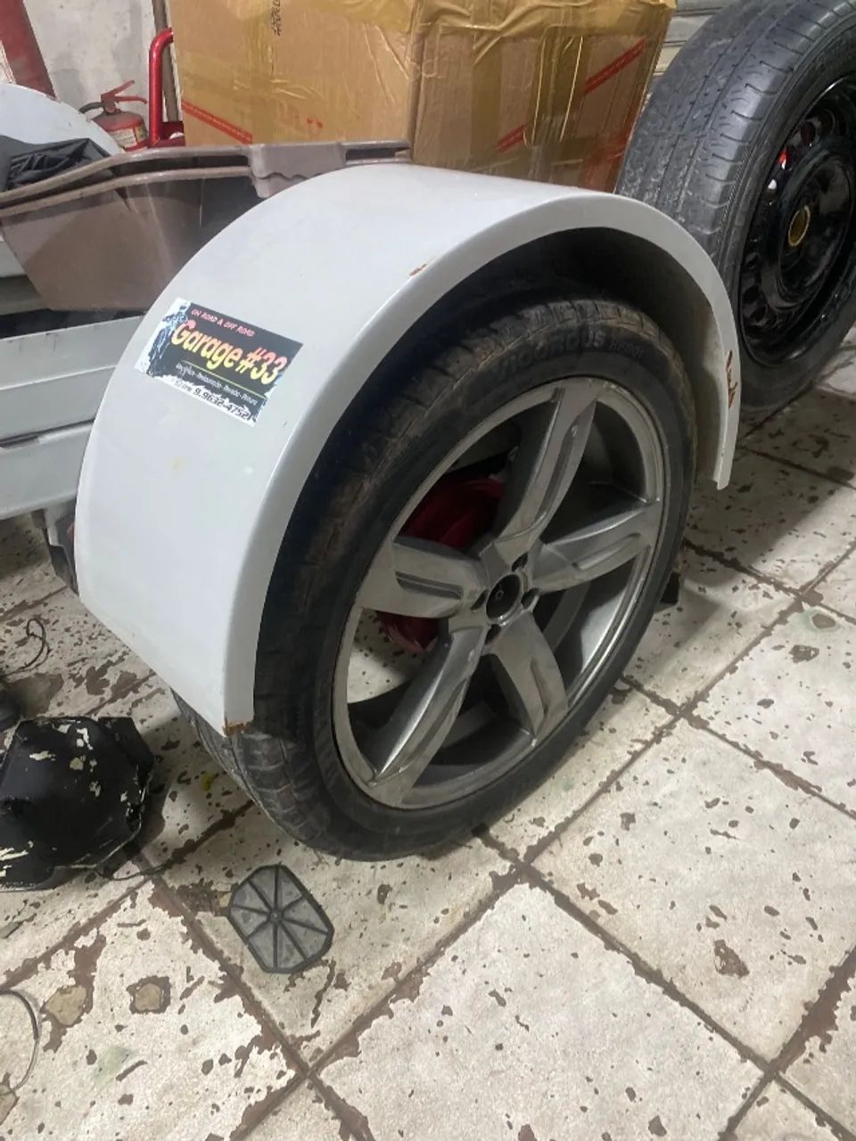 Jogo de Roda pra carrocinha 2 eixos pra jet ou pra moto - Foto 2