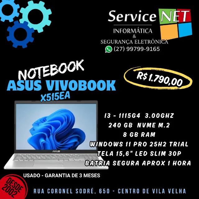 Notebook Asus Vivobook