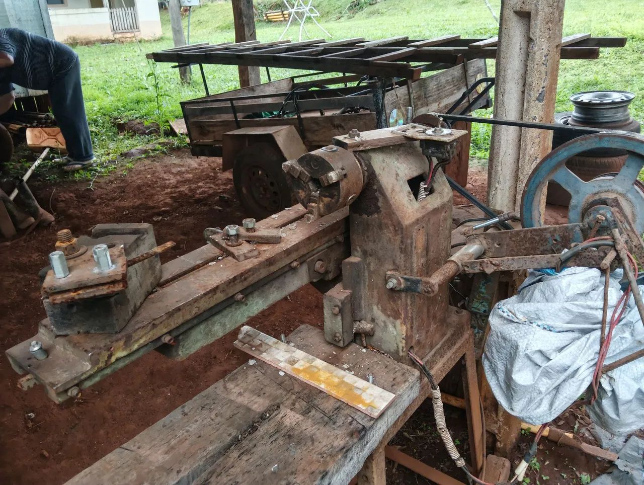 Torno para madeira e metal  - Foto 4