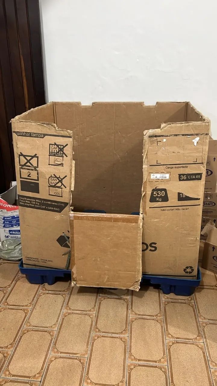 DOAÇÃO CAIXA PARA ARMAZENAR PACOTES - Foto 2