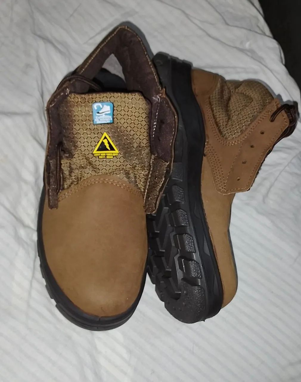 Bota couro nobuck hodrofigado cafe - Foto 2