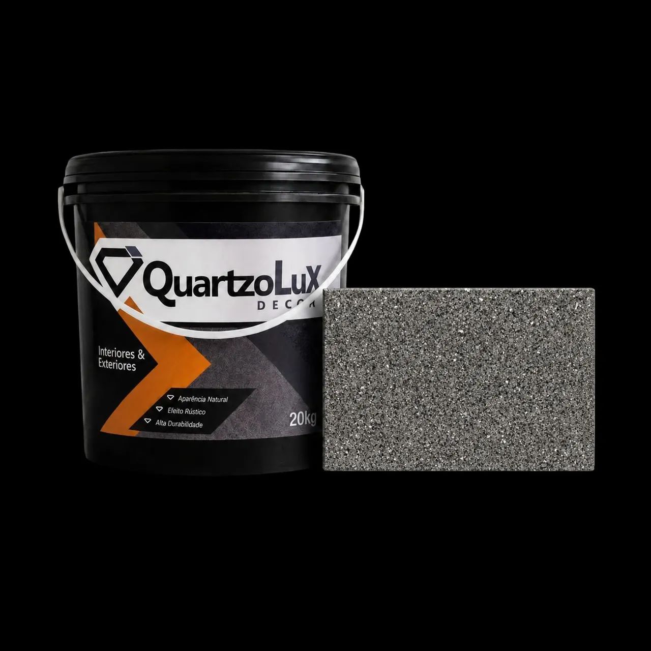 Revestimento De Pedra Natural Noir Vaniglia 20kg + Primer Incluso (Rende 7m²)