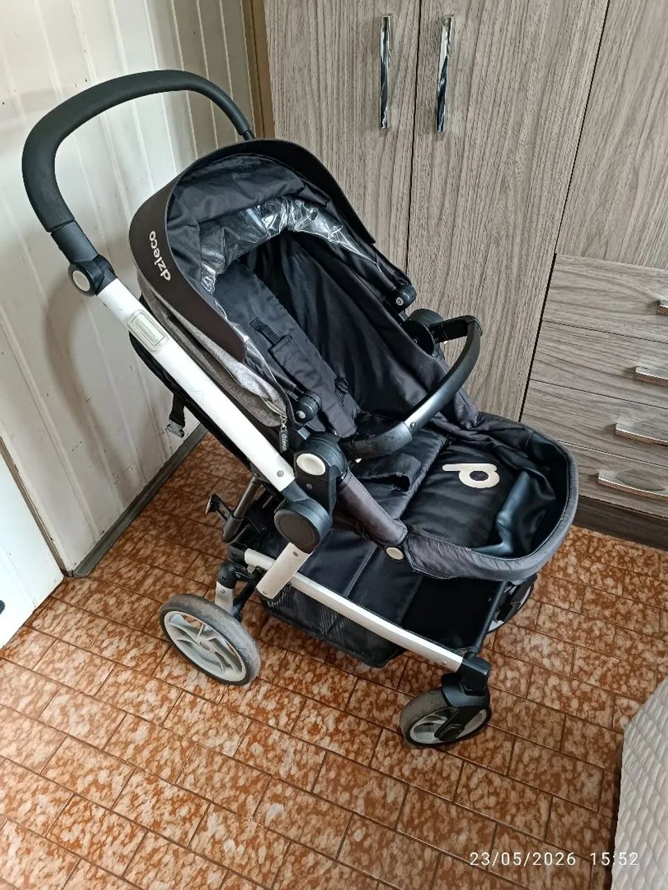 Carrinho de bebê multifuncional conjunto com bebê conforto.  - Foto 4