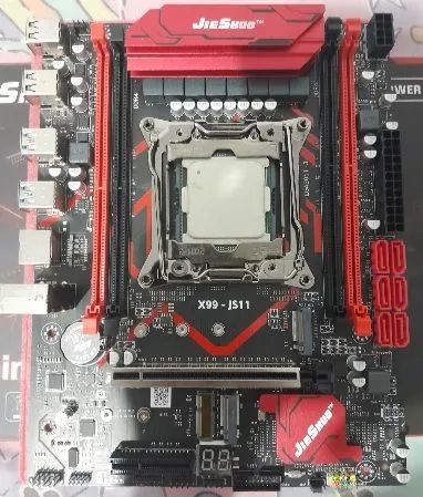 Placa mãe JieShuo JS11 + Módulo TPM2.0 + processador E5-2680 V4.  - Foto 3