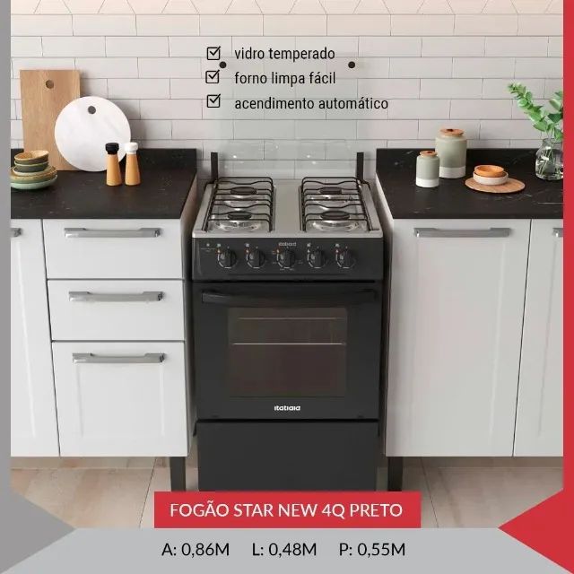 Fogão Star New 4B $850,00