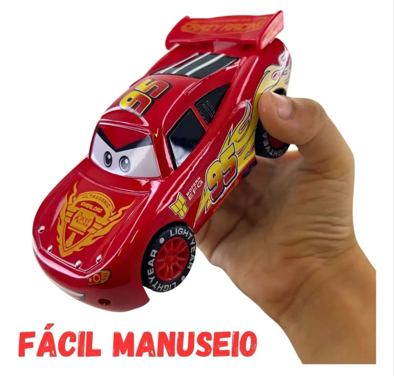 Carrinho De Metal Á Fricção Relâmpago Mcqueen  - Foto 4